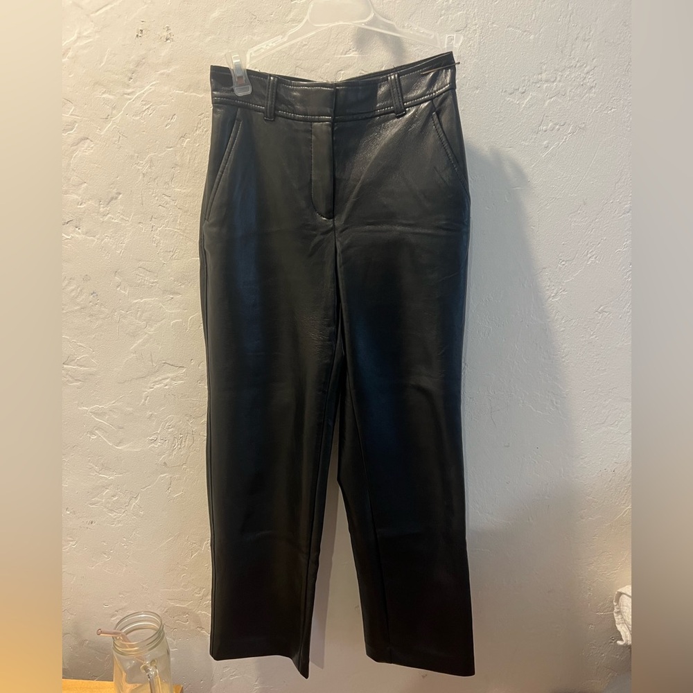 Vegan leather pants